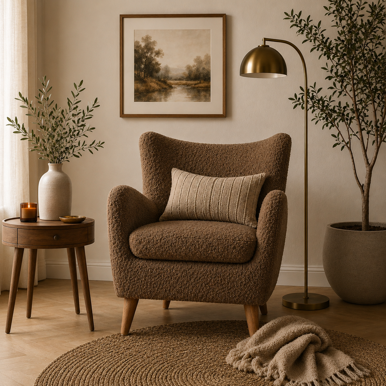 Nat Armchair 75 x 80 cm-SBF65