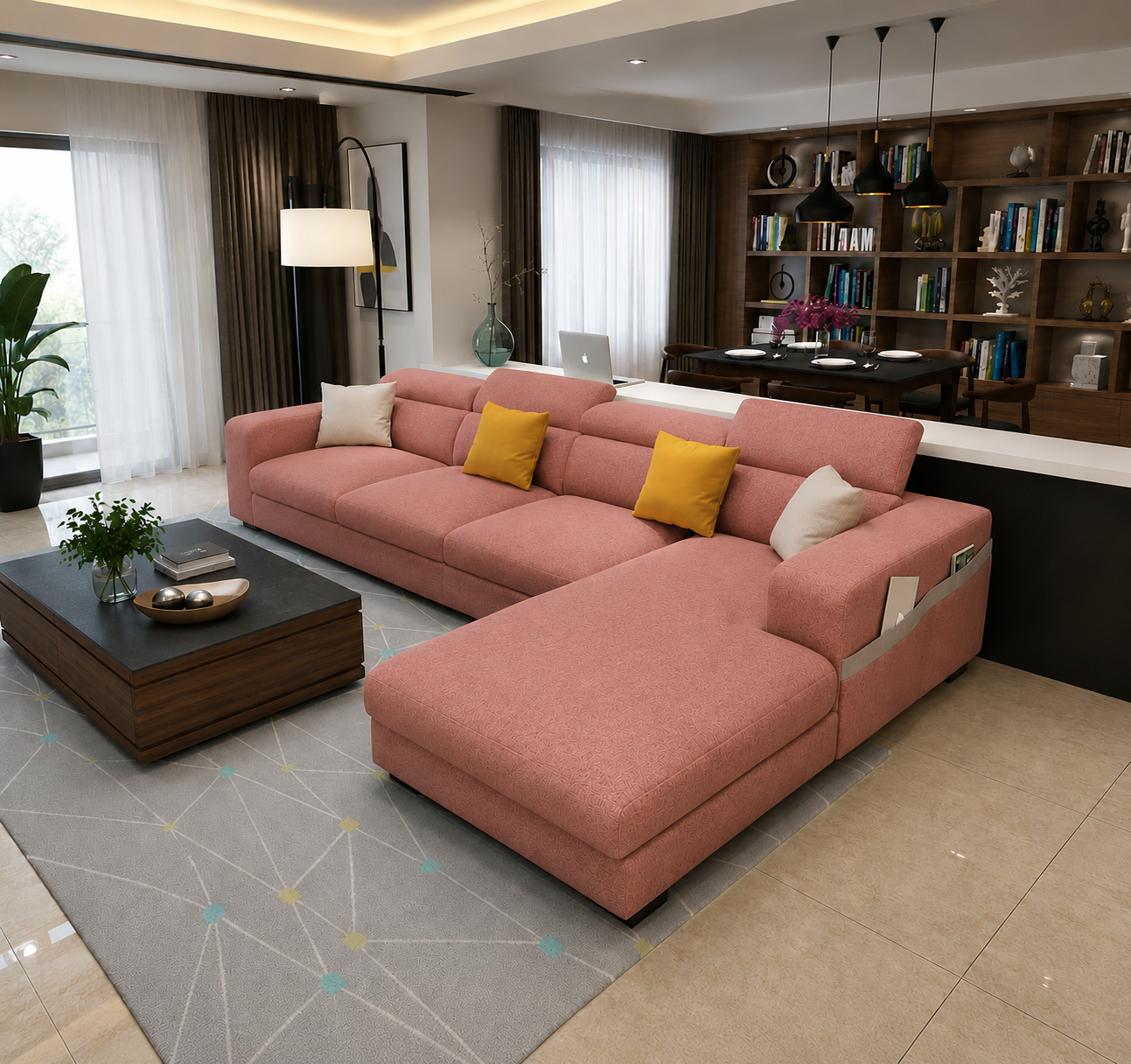 Luna L Shape Sofa