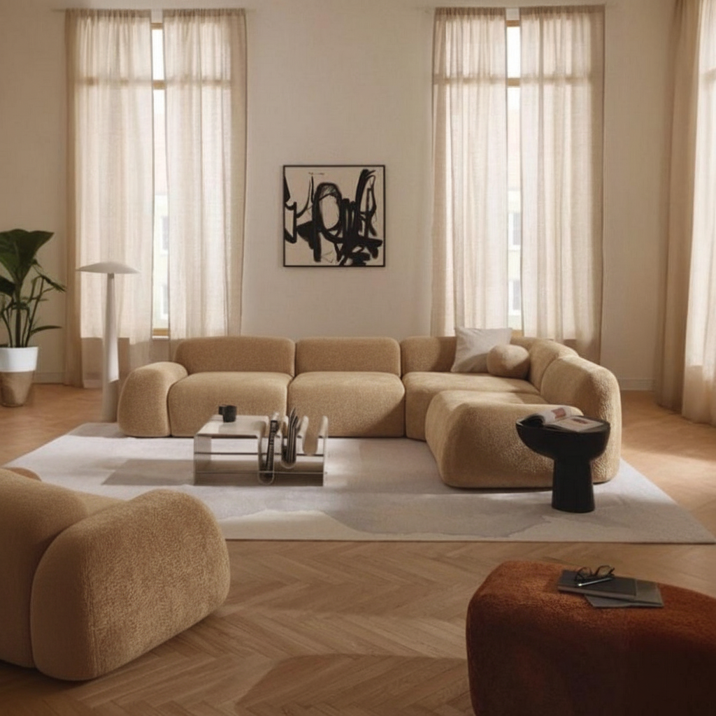 Phoenix L shape Sofa description