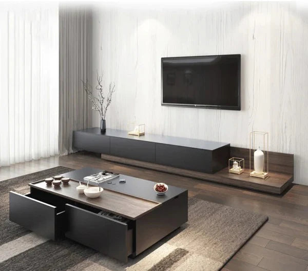 Cloudi Set of TV Unit and Coffee Table - Homzy