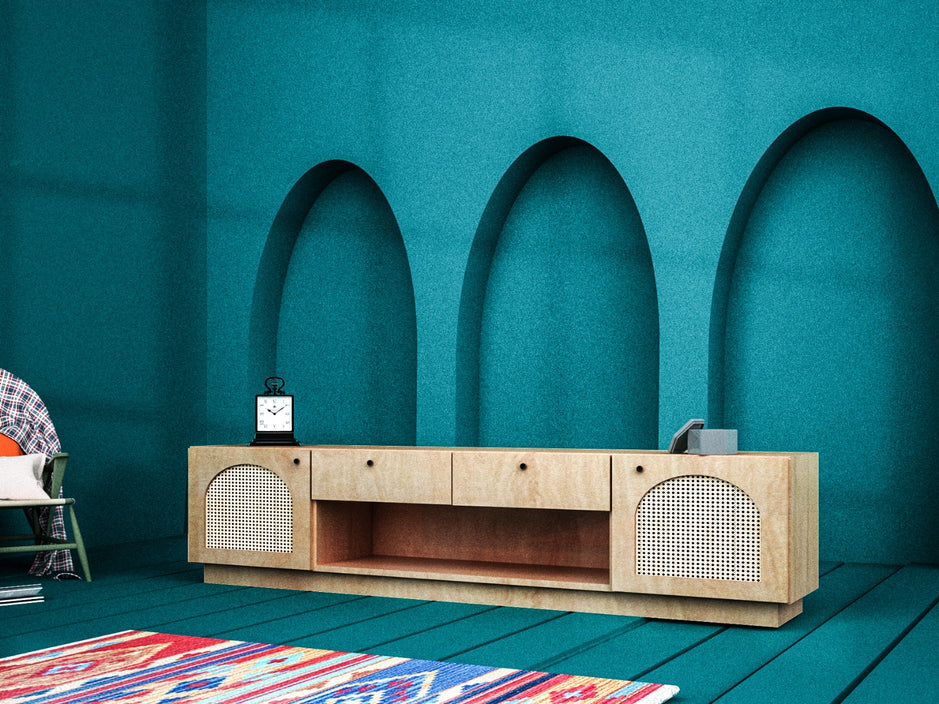 Rozeen Set of TV Unit and Coffee Table - Homzy