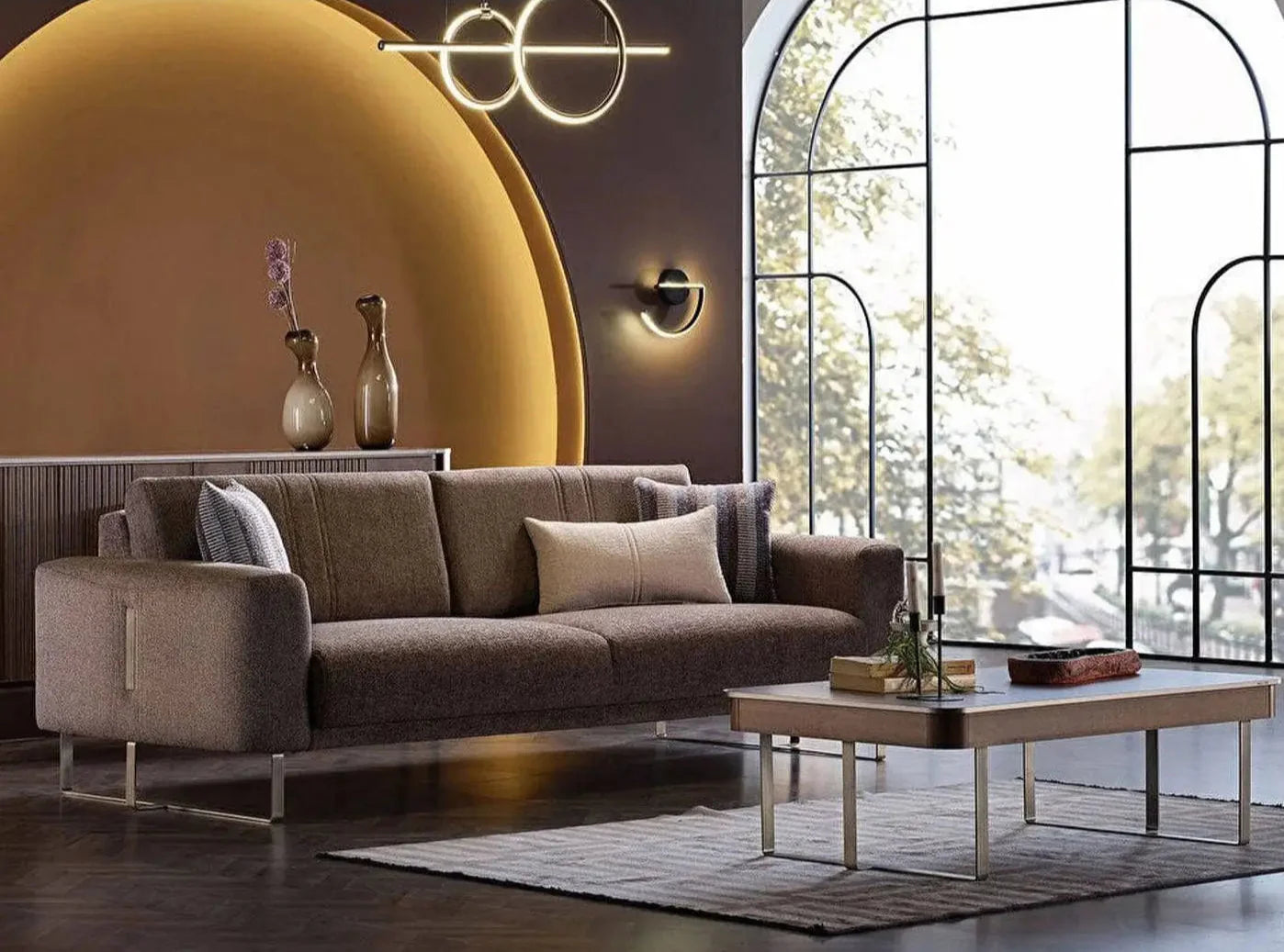 Anthony Living Room Set + 3 Free Cushions - Homzy