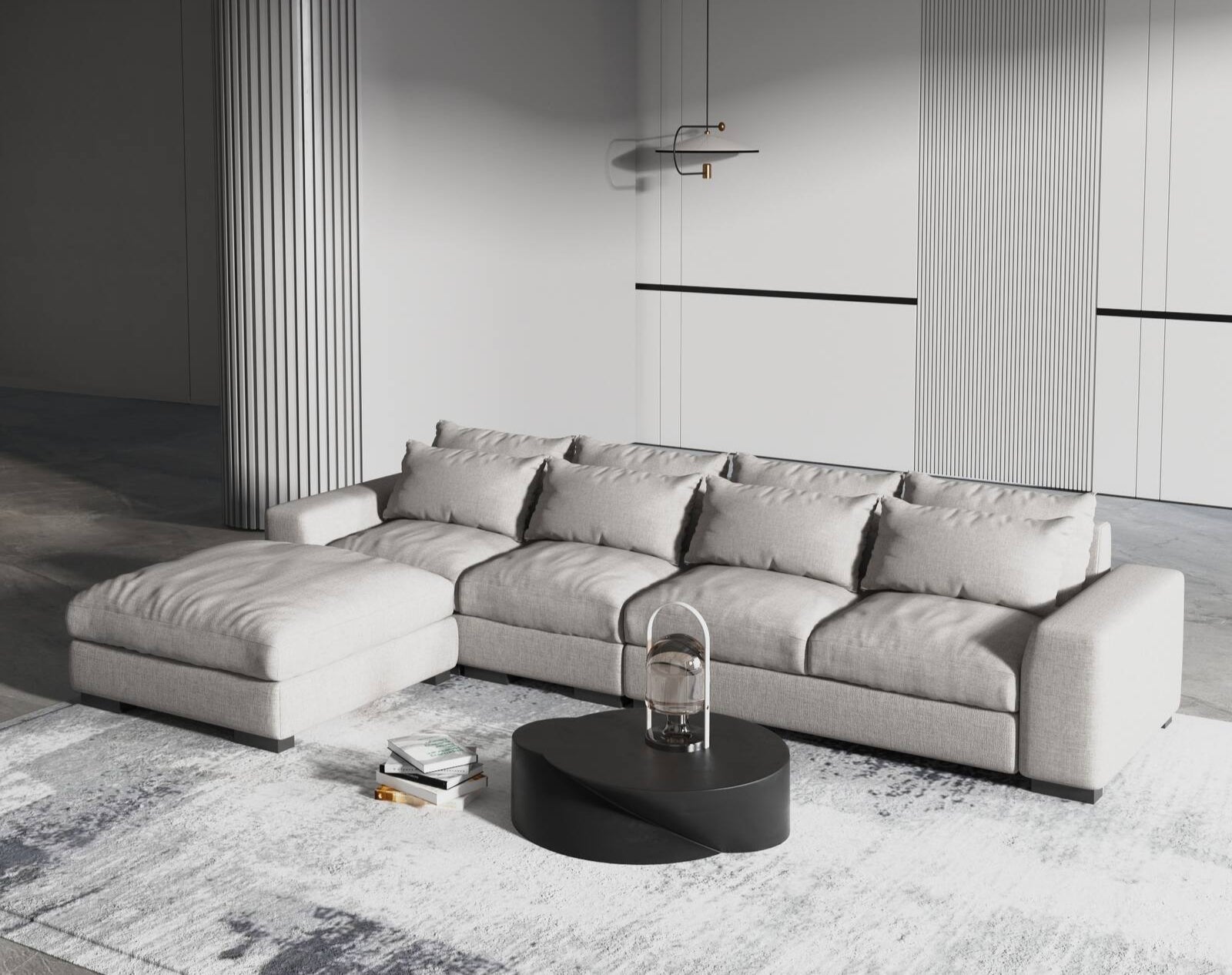 Arik L Shape Sofa - Homzy