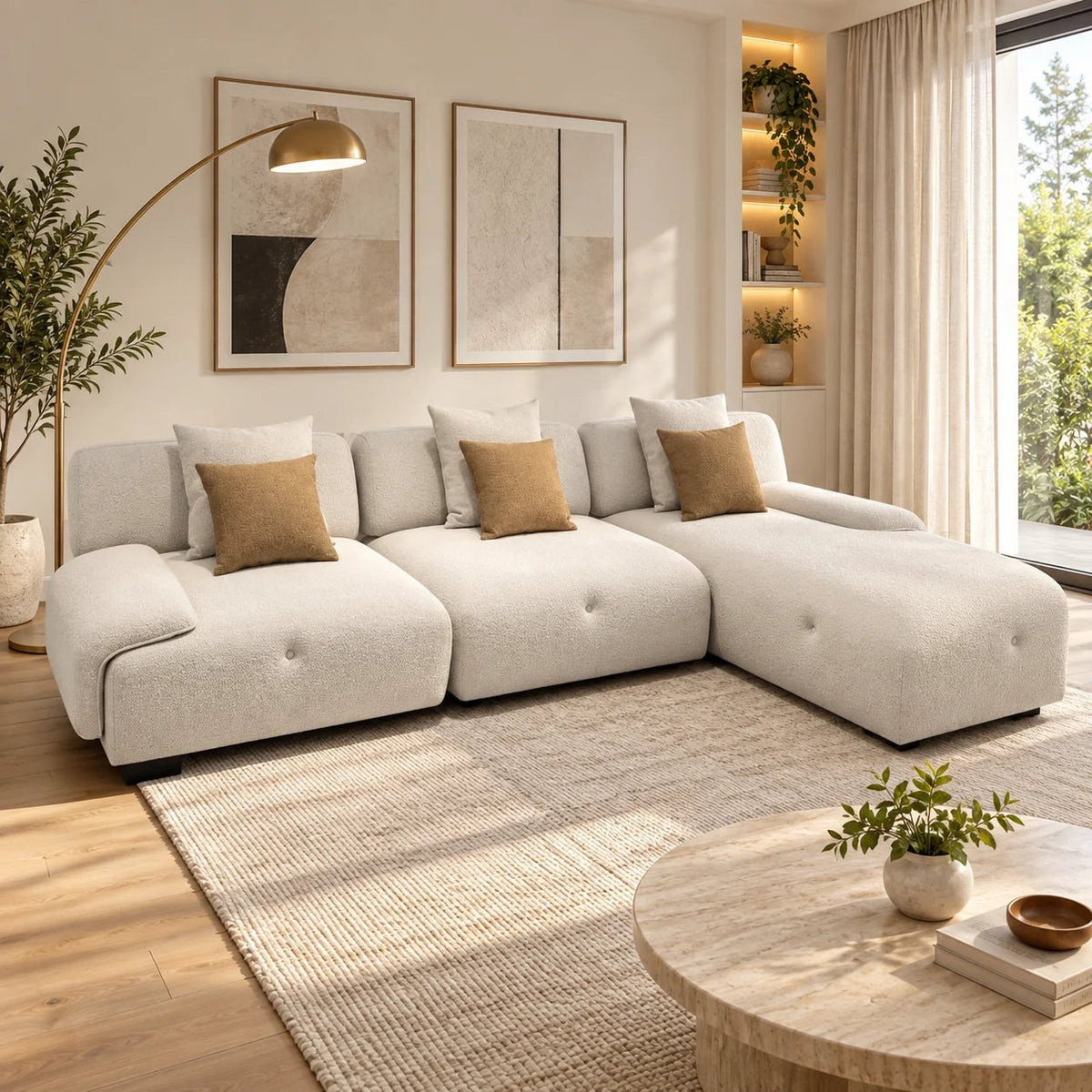 Avery L Shape Sofa - Homzy