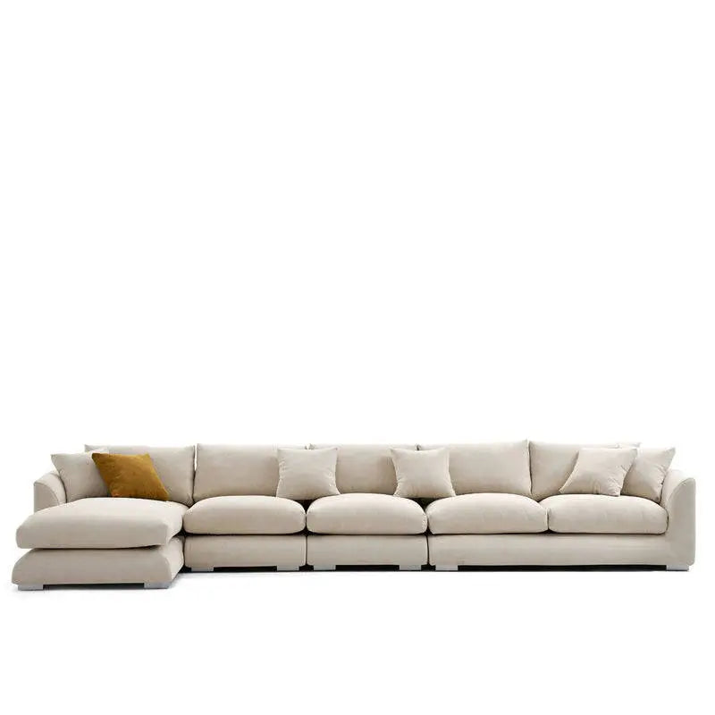 Carter L Shape Sofa + 3 Free Cushions - Homzy