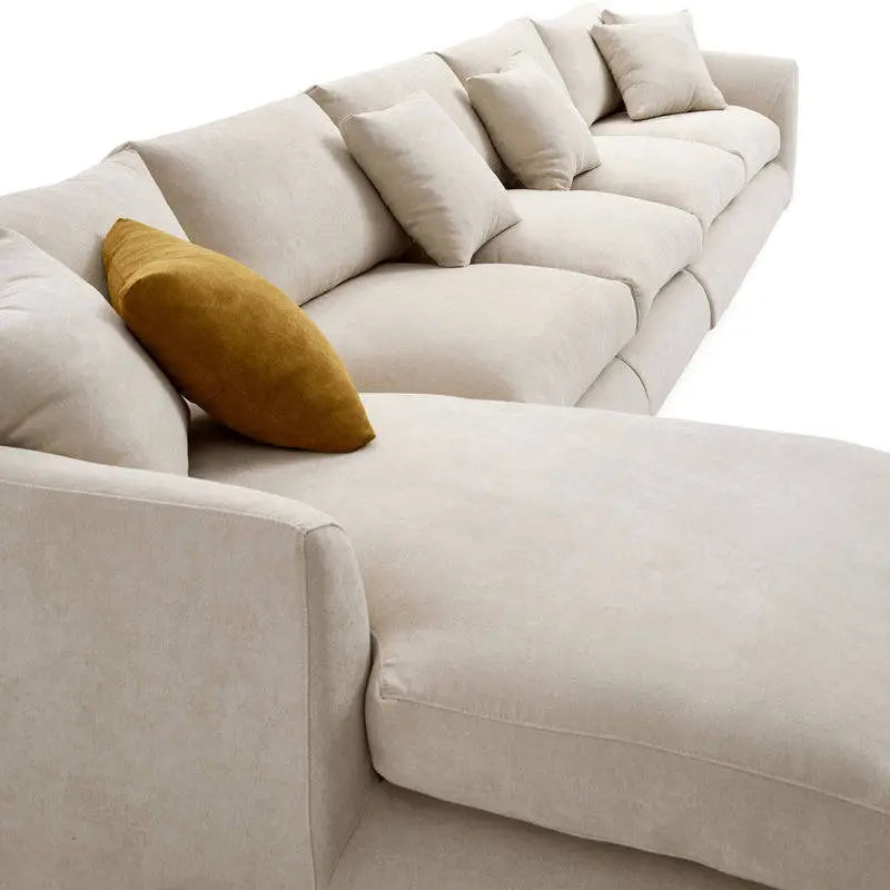 Carter L Shape Sofa + 3 Free Cushions - Homzy