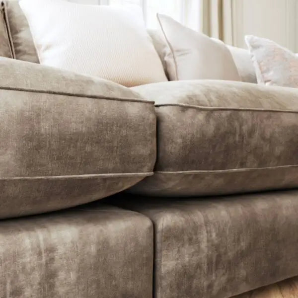 Charlotte L Shape Sofa + 3 Free Cushions - Homzy