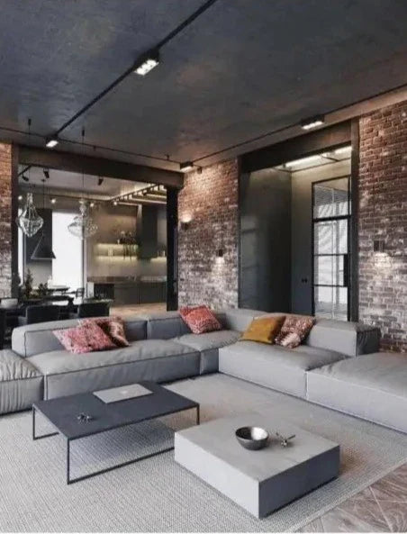 Charlottes L Shape Sofa + 3 Free Cushions - Homzy