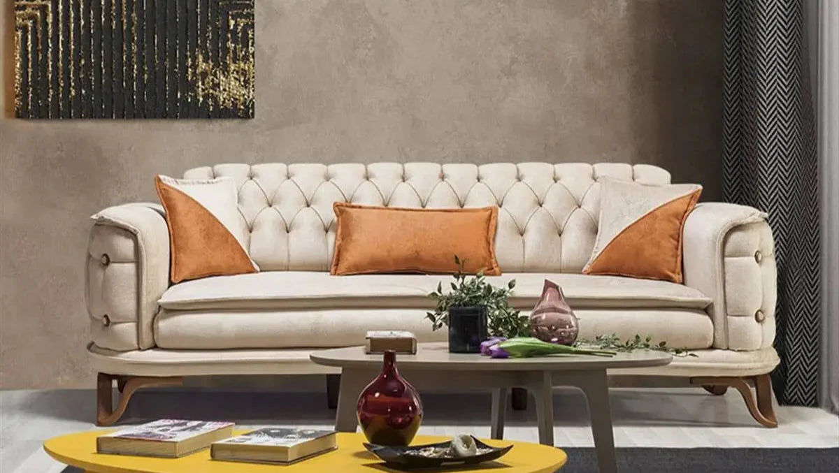 Clark Living Room Set + 3 Free Cushions - Homzy