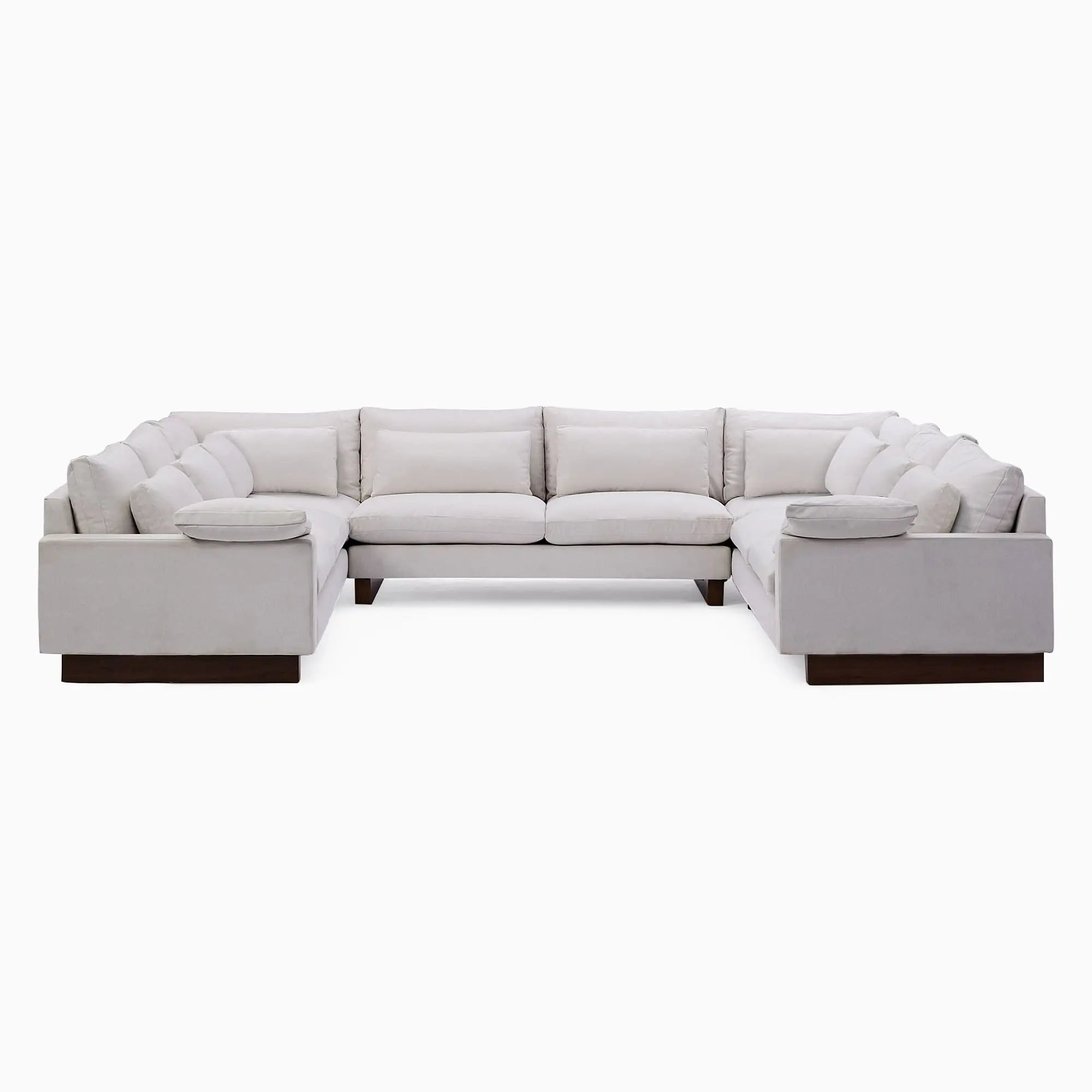 Cortney U Shape Sofa + 3 Free Cushions - Homzy