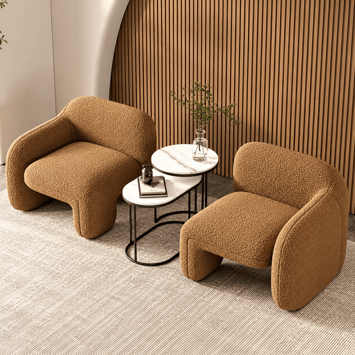 Dante Set of 2 Armchairs - Homzy