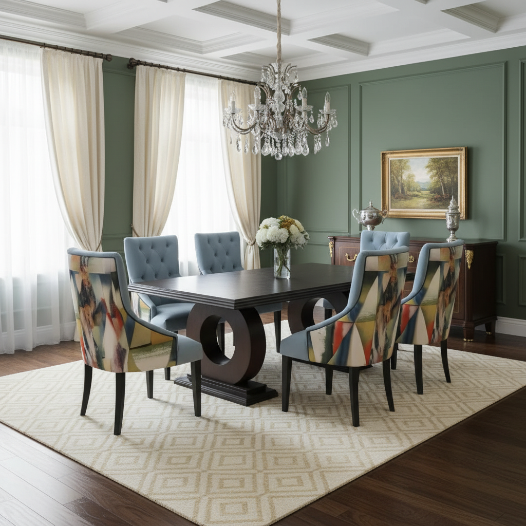 Dining table with 6 chairs – Locally made