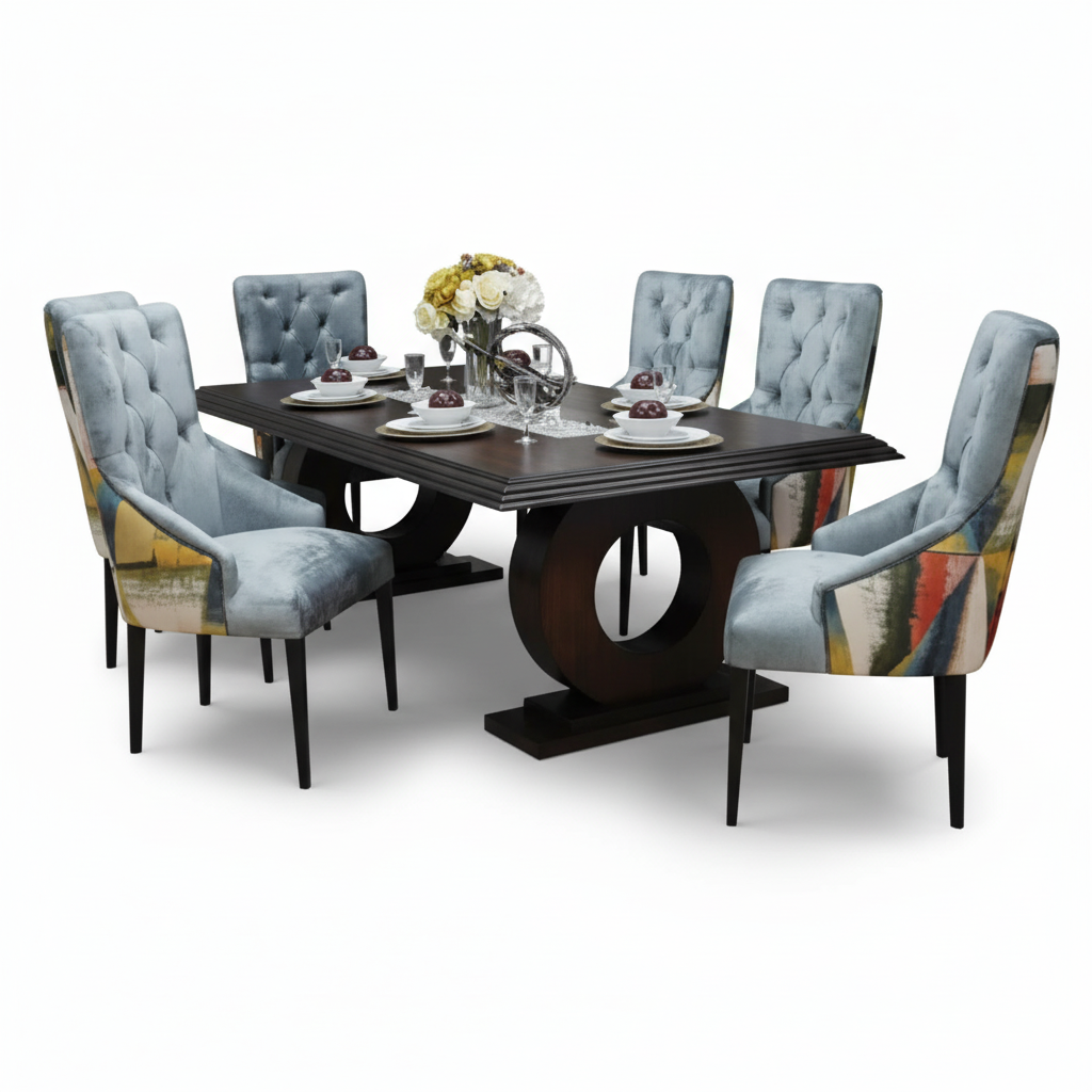 Dining table with 6 chairs – Locally made