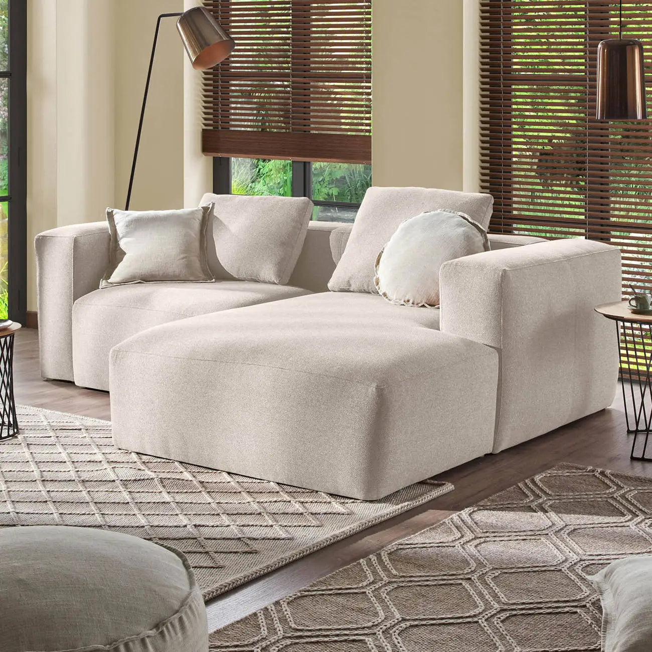 Divan L Shape Sofa - Homzy