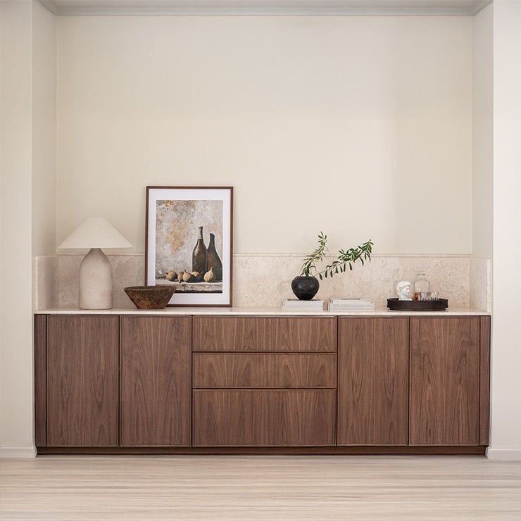 Sienna Walnut Buffet Cabinet