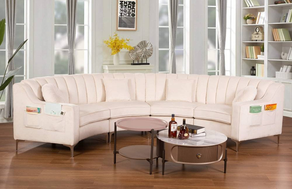 Elmer U Shape Sofa + 3 Free Cushions - Homzy