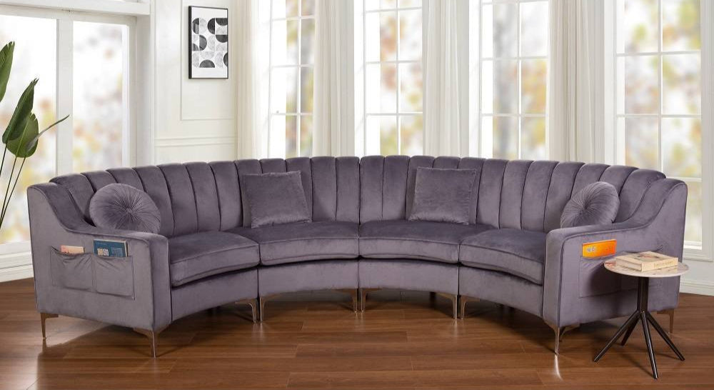 Elmer U Shape Sofa + 3 Free Cushions - Homzy