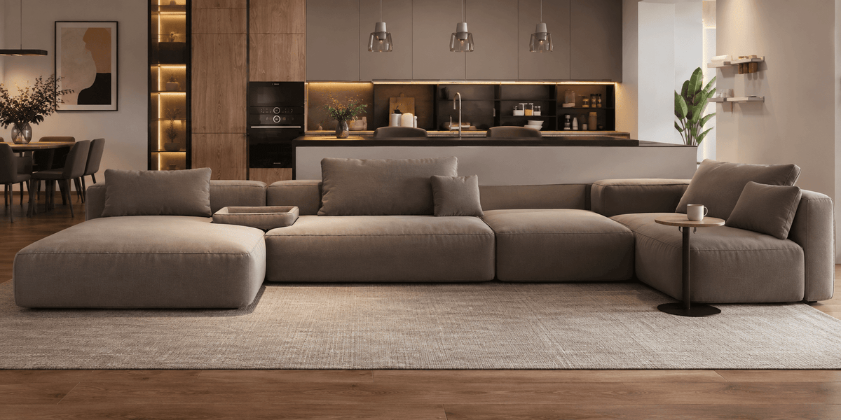 Evander U Shape Sofa - Homzy