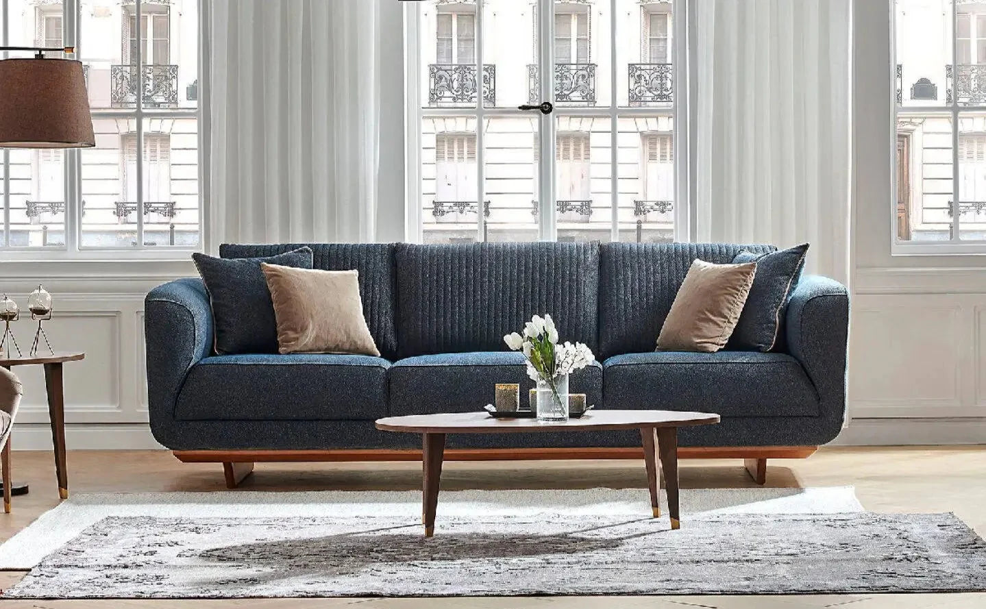 Frank Living Room Set + 3 Free Cushions - Homzy