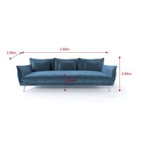 Graysen 3 Seater Sofa - Homzy