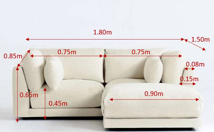 Jackson L Shape Sofa - Homzy