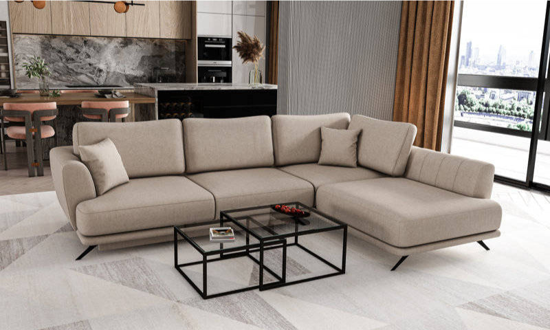 Jenna L Shape Sofa - Homzy
