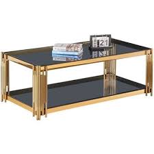 Homefront Coffee Table - Gold - Homzy