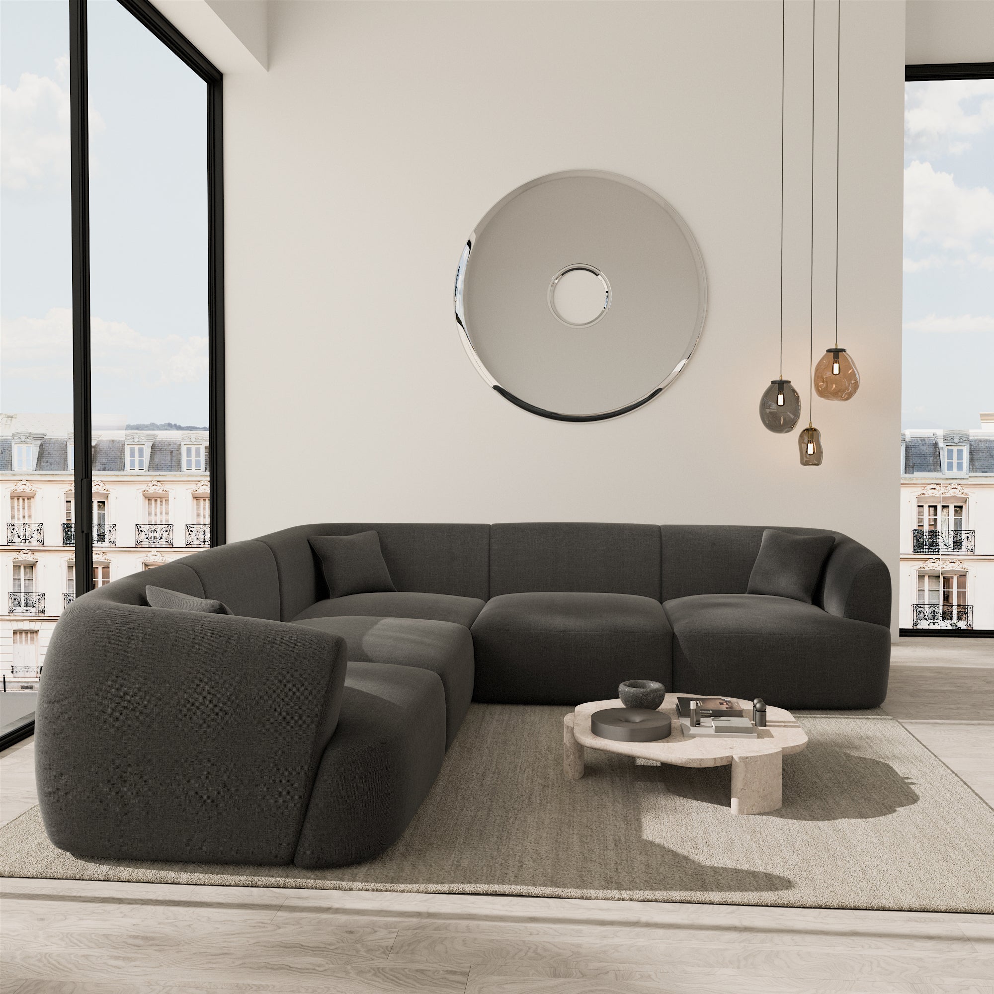 Madeleine L Shape Sofa - Homzy