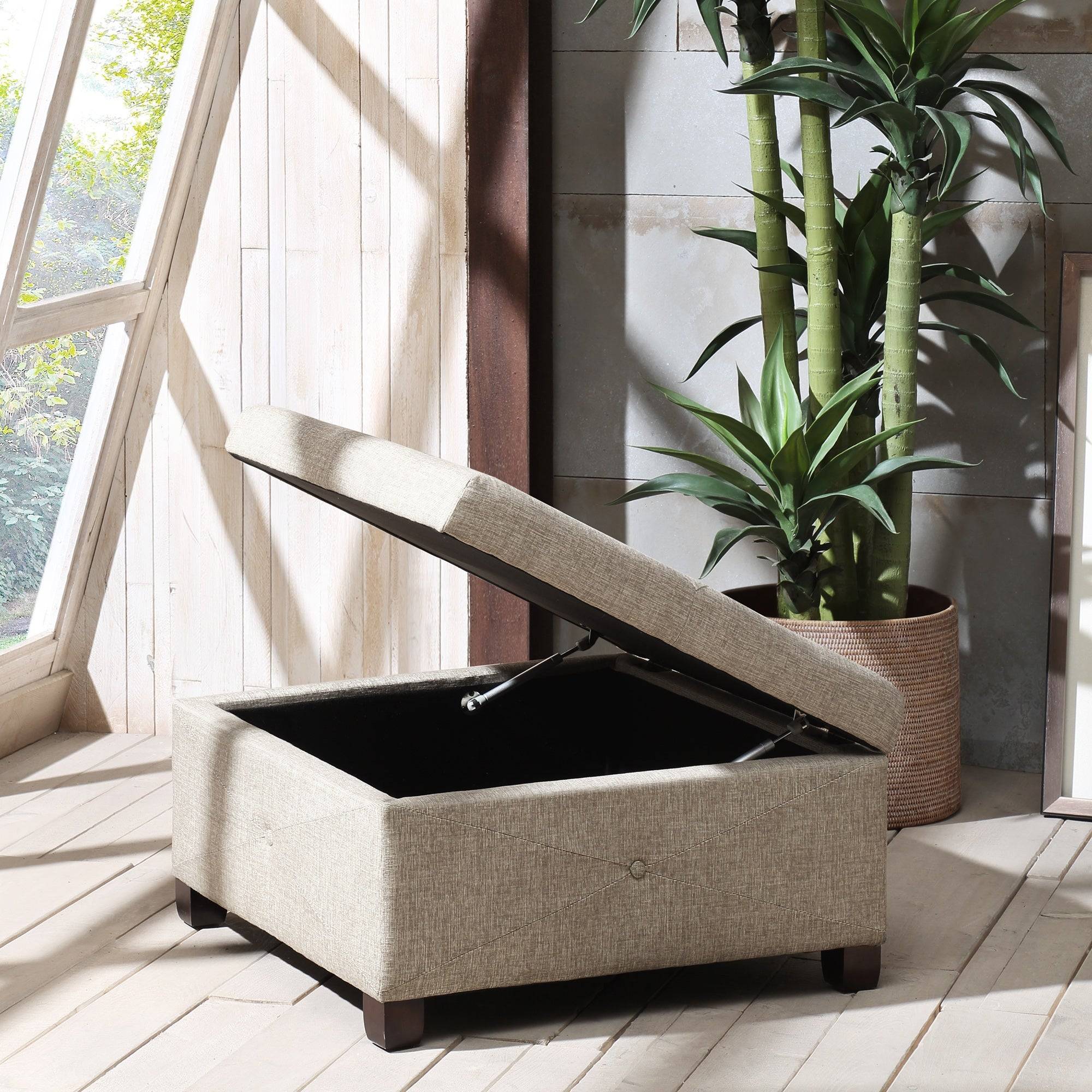 Larry Ottoman with Storage - Homzy
