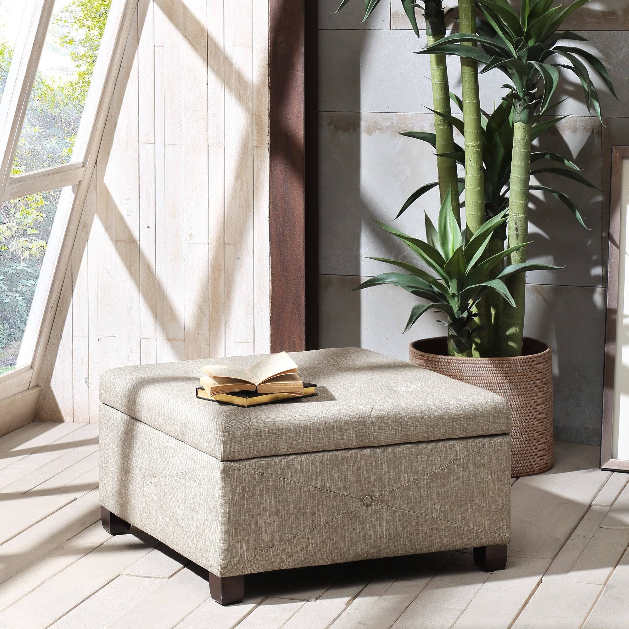 Larry Ottoman with Storage - Homzy