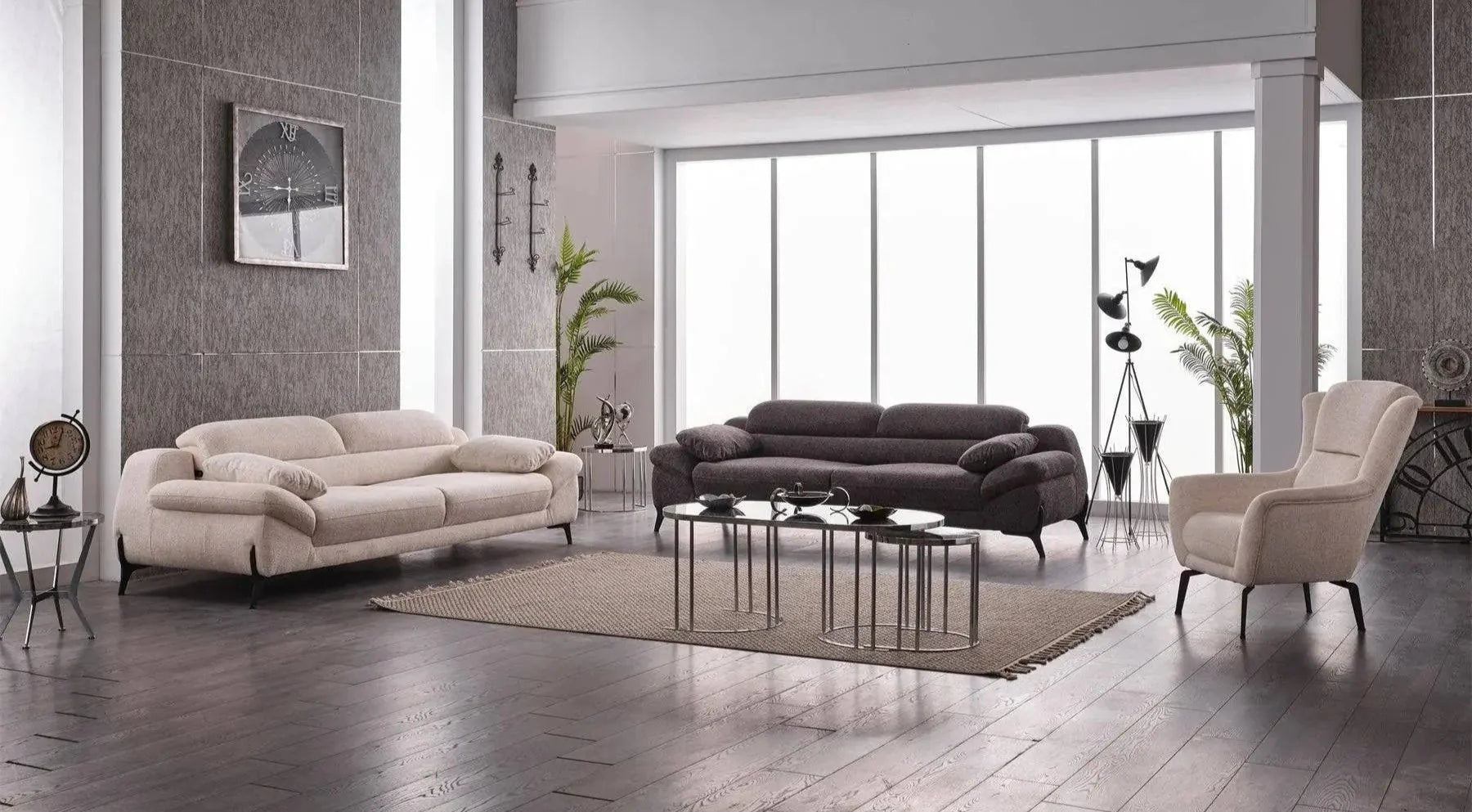 Laurence Living Room Set + 3 Free Cushions - Homzy