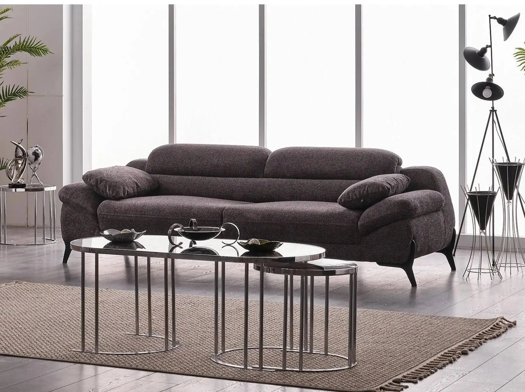 Laurence Living Room Set + 3 Free Cushions - Homzy