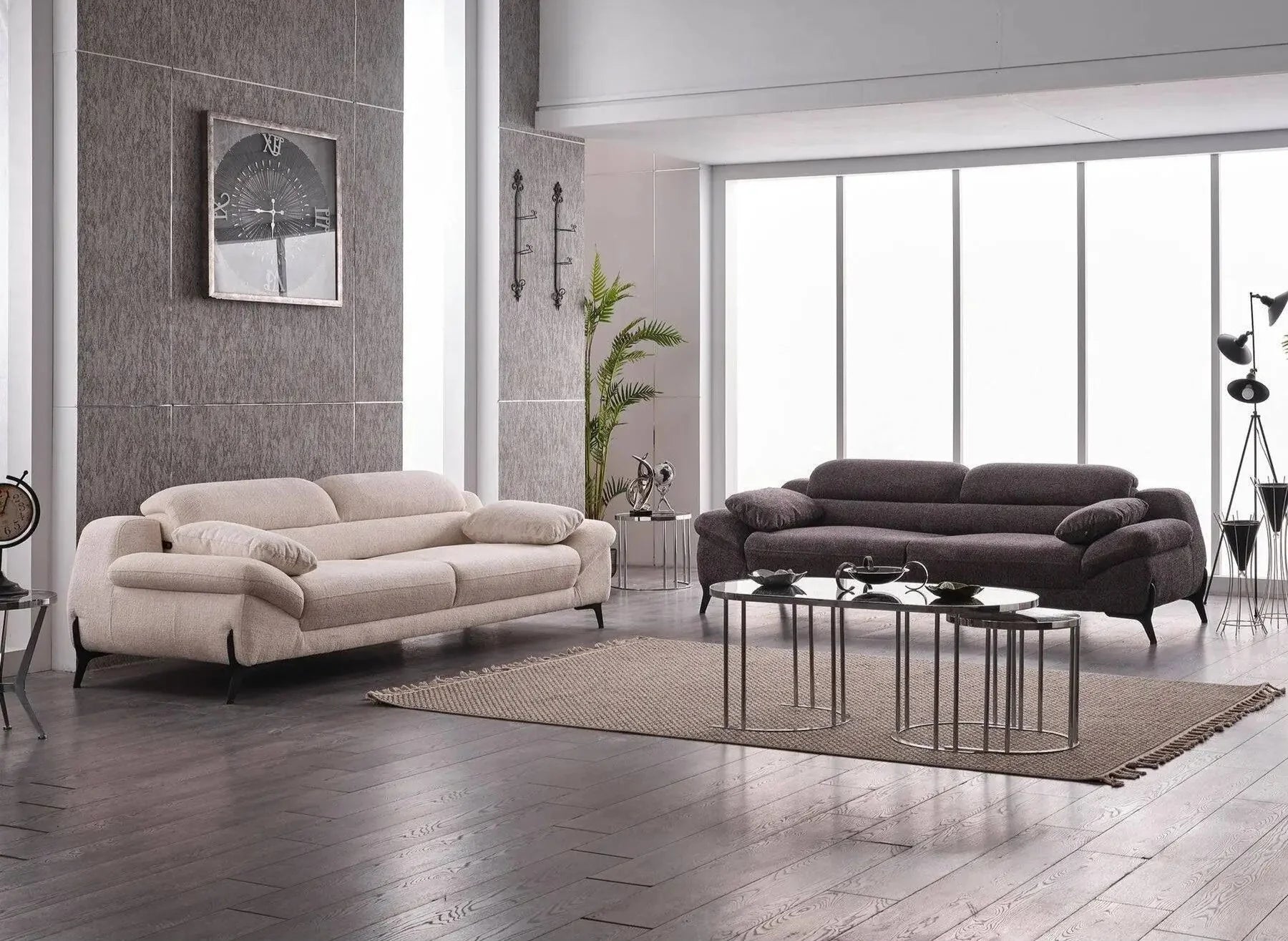 Laurence Living Room Set + 3 Free Cushions - Homzy