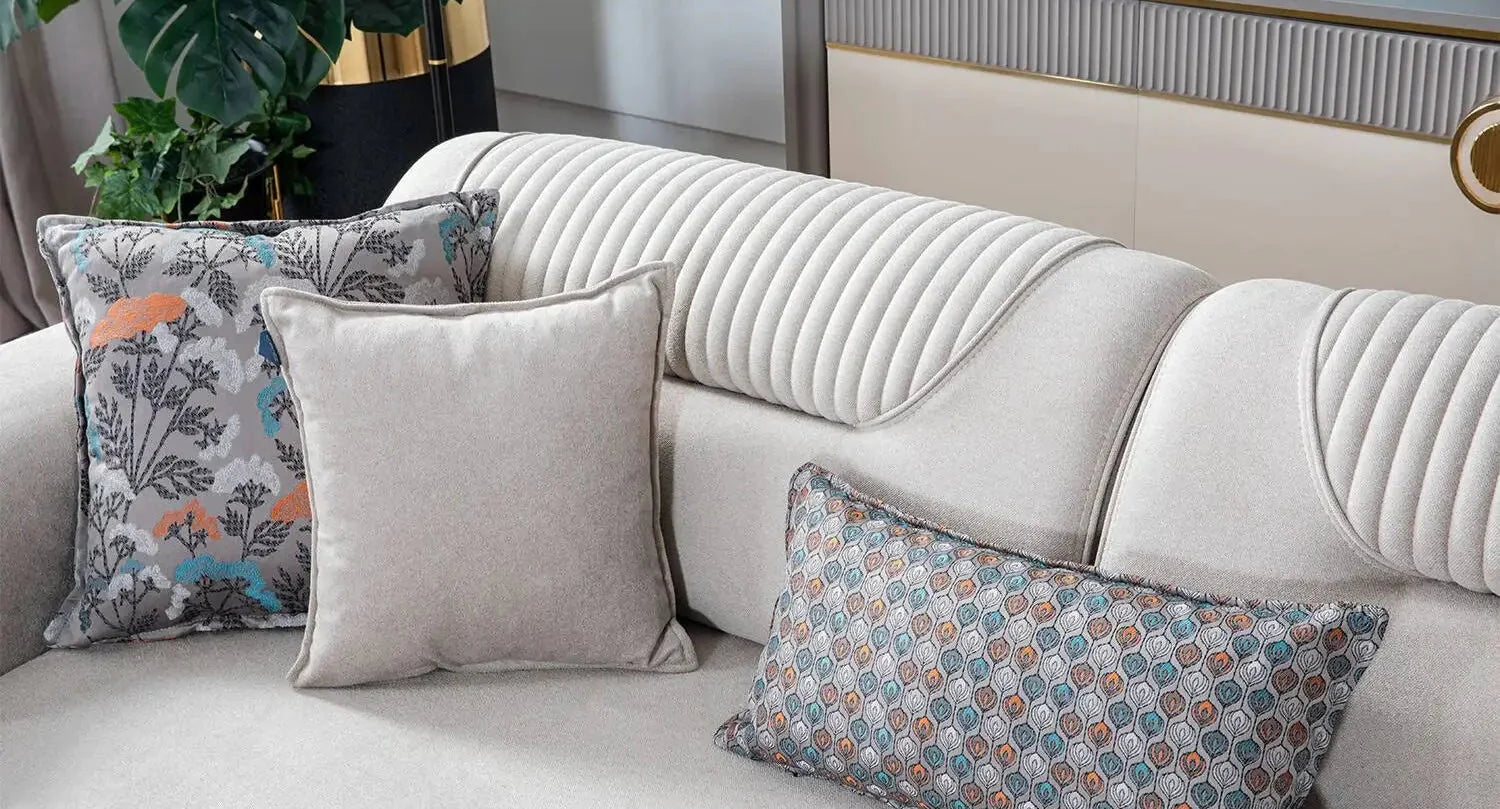 Lena Living Room Set + 3 Free Cushions - Homzy