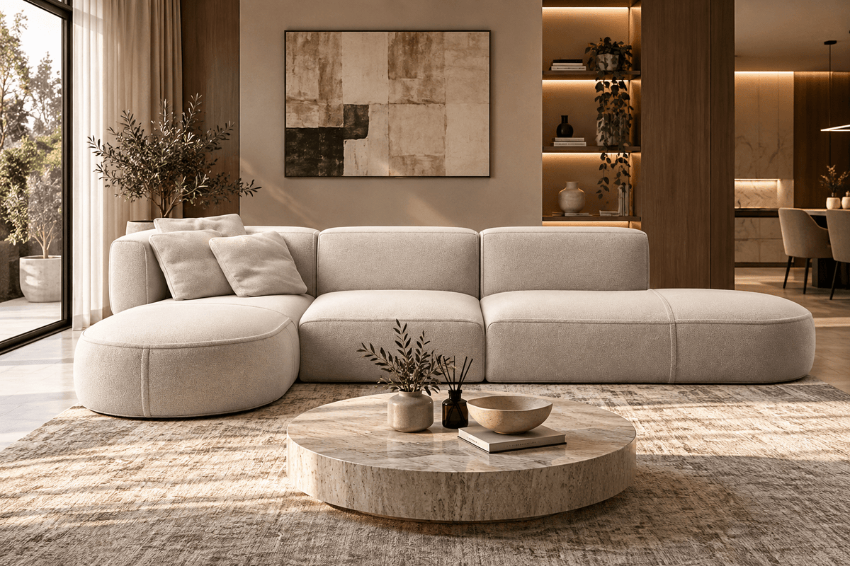 Liora L Shape Sofa - Homzy