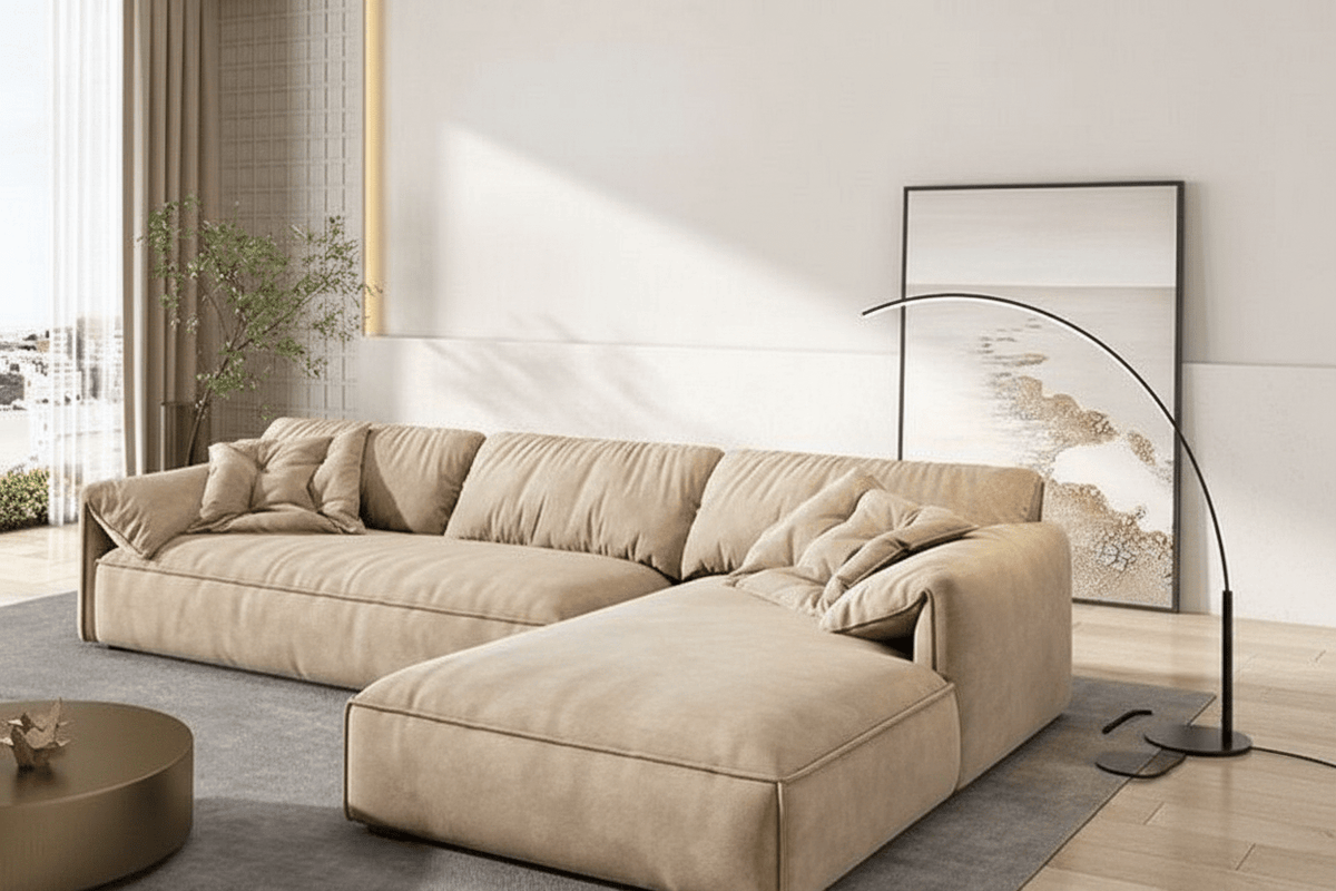 Luna L-Shape Sofa - Homzy