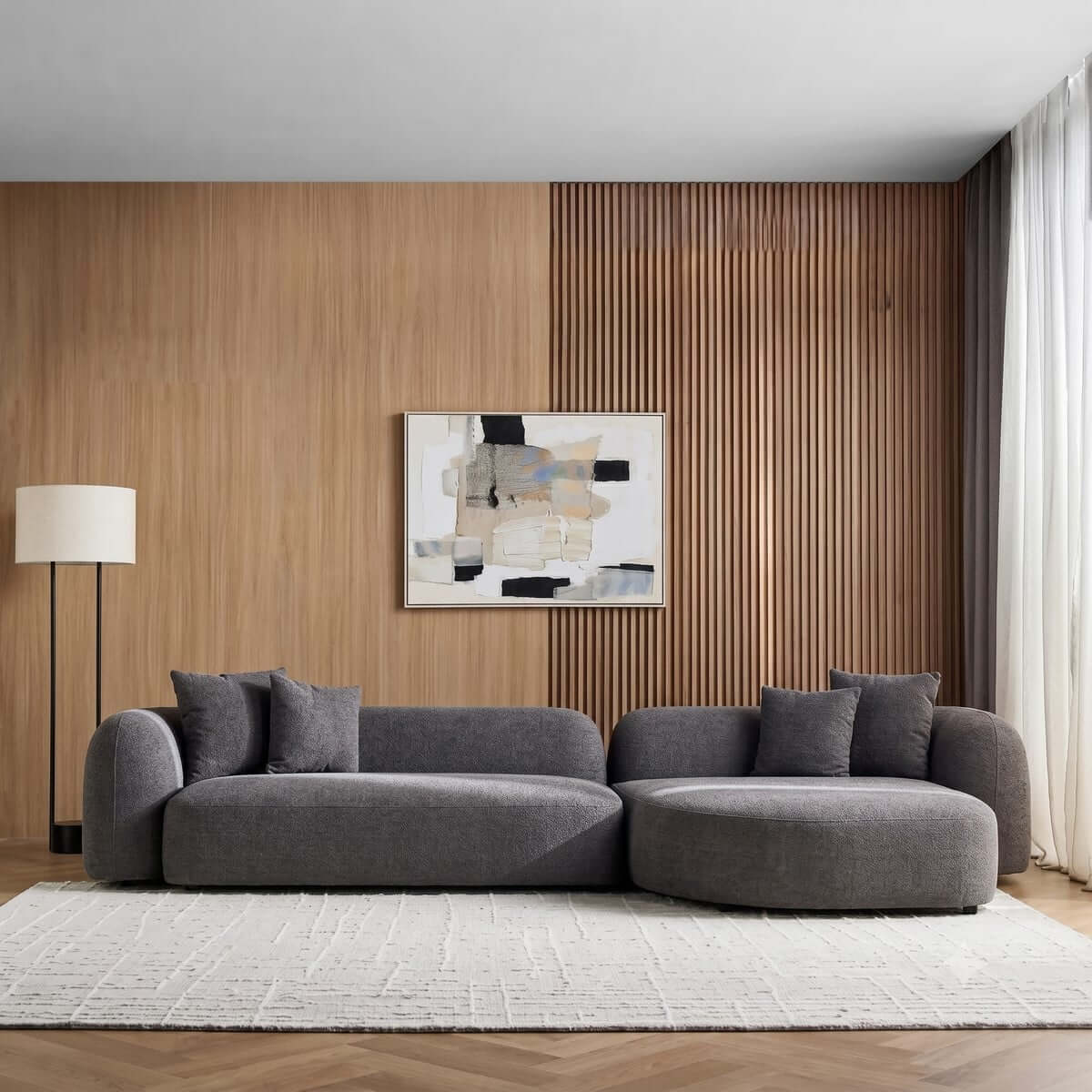 Lyra L Shape Sofa - Homzy