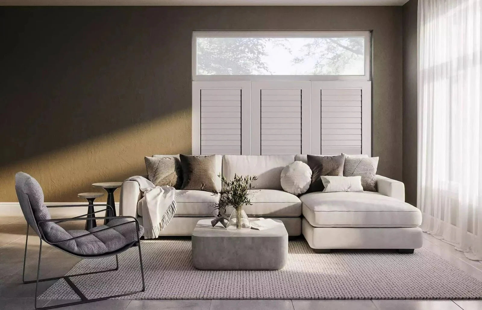 Markus L Shape Sofa - Homzy