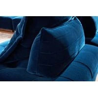 Miguel L Shape Sofa + 3 Free Cushions - Homzy