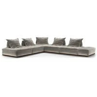 Miguel L Shape Sofa + 3 Free Cushions - Homzy
