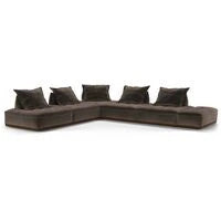 Miguel L Shape Sofa + 3 Free Cushions - Homzy