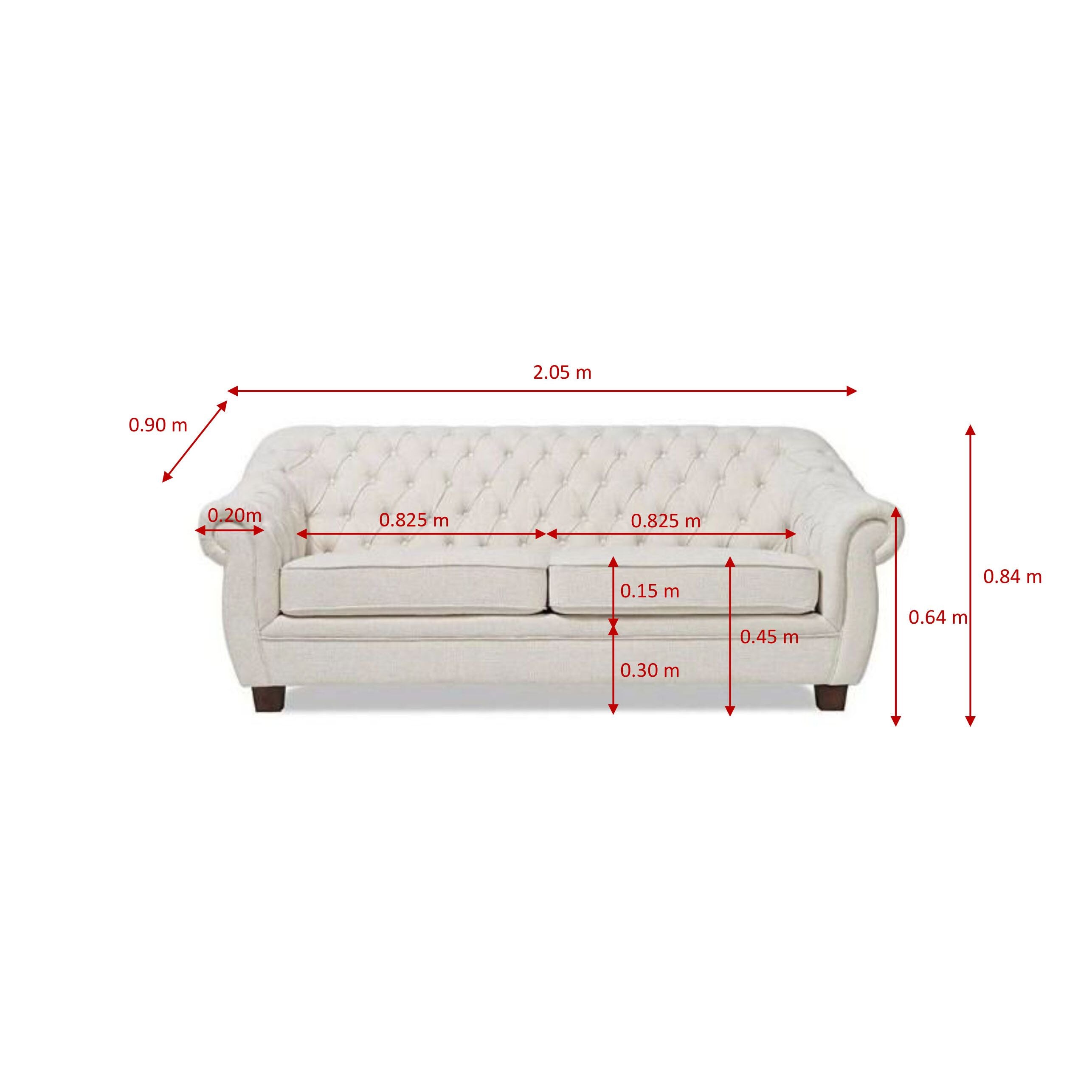 Morin 3 Seater Sofa - Homzy
