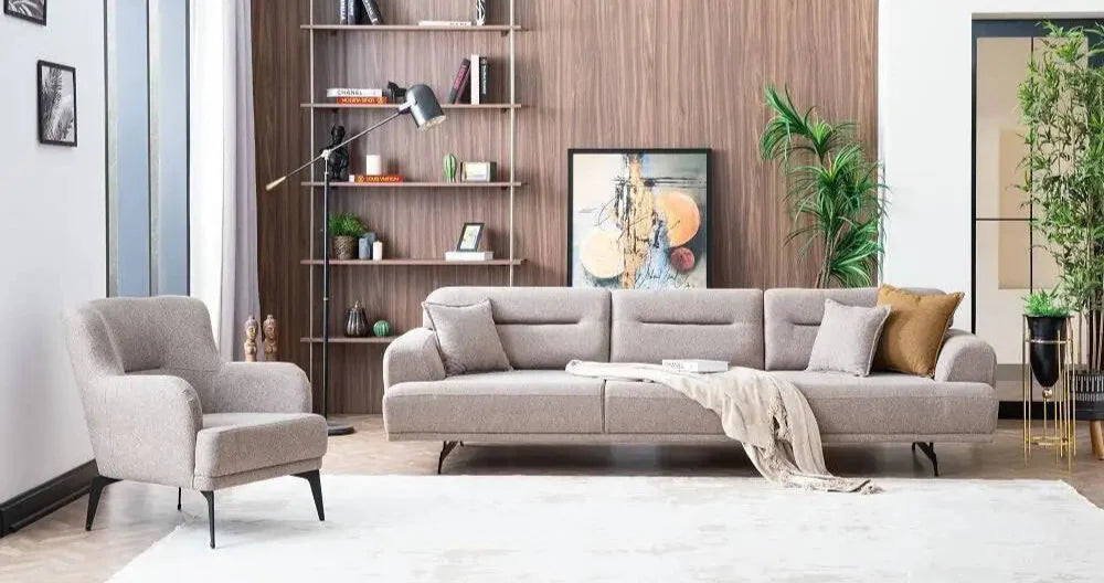 Nina Living Room Set + 3 Free Cushions - Homzy