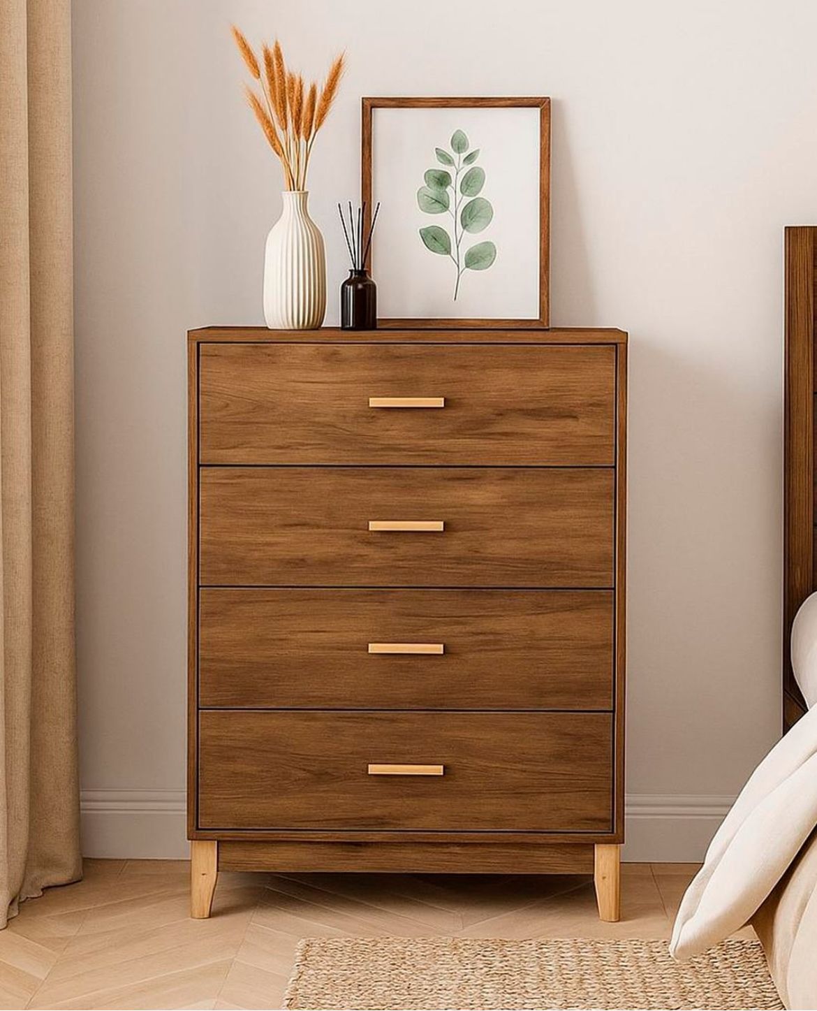 Nordic Haven 4-Drawer Chest - Homzy