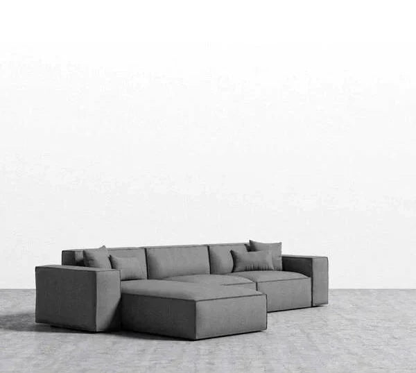 Nordic L Shape Sofa - Homzy