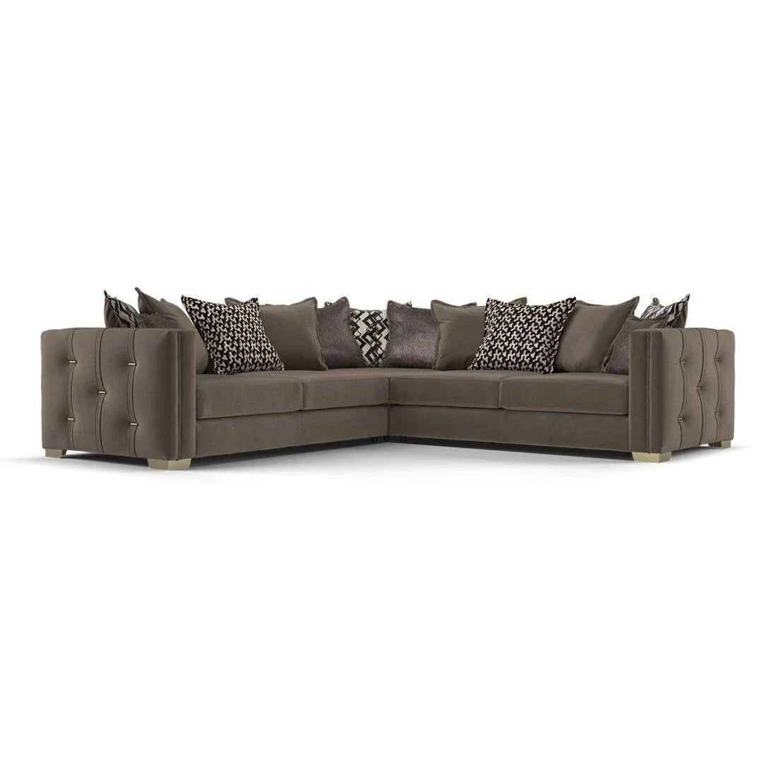 Pamela L Shape Sofa + 3 Free Cushions - Homzy