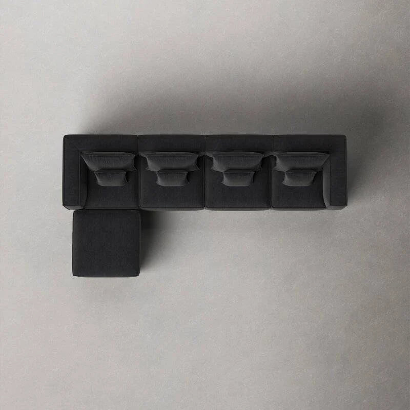 Pauline L Shape Sofa + 3 Free Cushions - Homzy