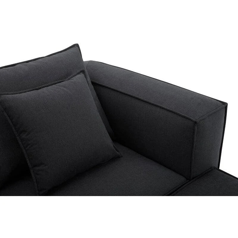 Pauline L Shape Sofa + 3 Free Cushions - Homzy