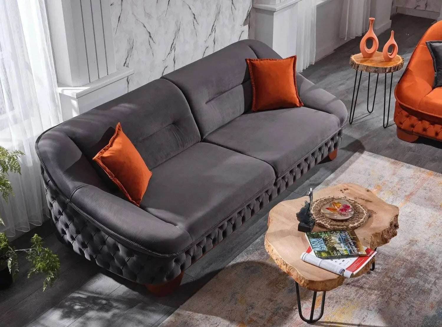 Rogers Living Room Set + 3 Free Cushions - Homzy