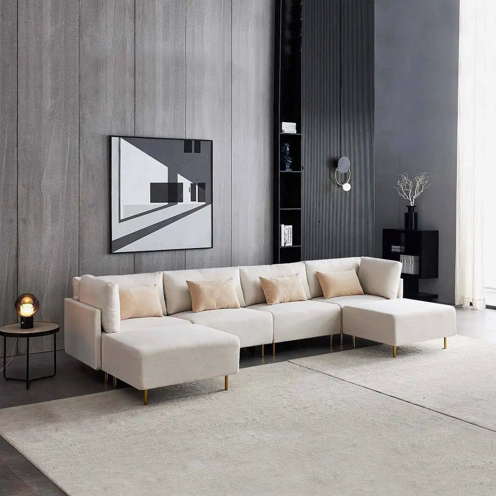 Shane U Shape Sofa - Homzy